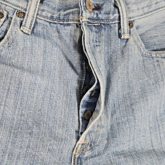 Levis 501 Jeans 32x30 Fly Button Straight Fit - Picture 4 of 11